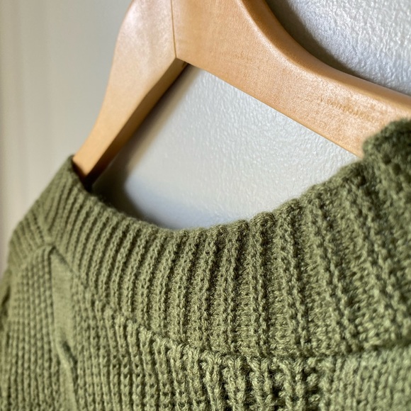 Olive Open Front Cardigan - Picture 8 of 9